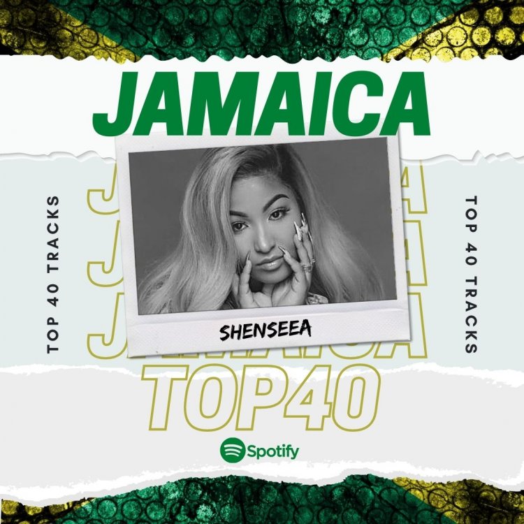 Shenseea Breaks Skillibeng's Jamaica Top40  #1 Run